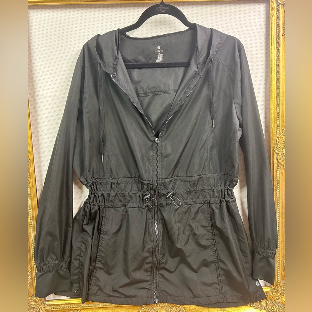 APANA Women’s Black Utility Jacket • Size M